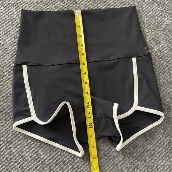 Free People FP Movement Small Shorts Island Time High Rise Black Stretch NEW - Picture 13 of 13